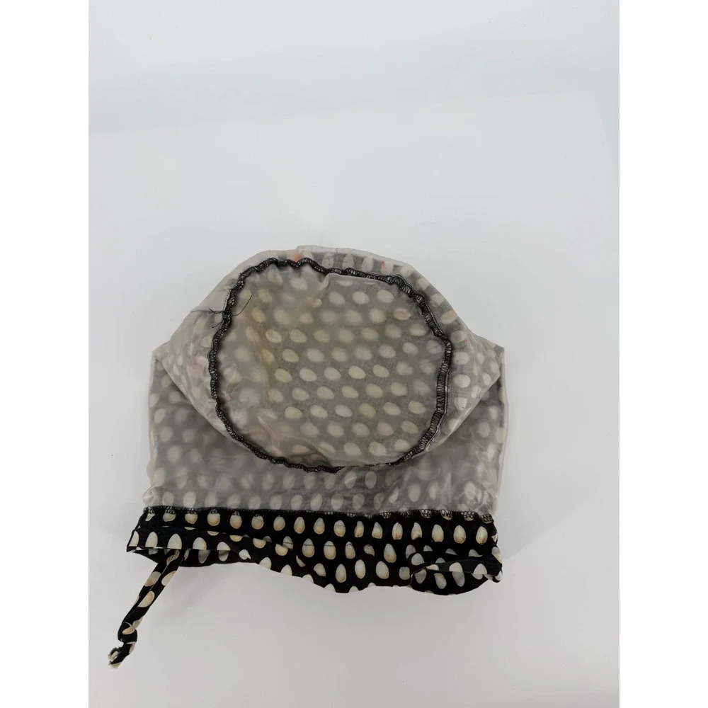 Vera Bradley Vintage Egg Rooster Print Drawstring Bucket Bag Cosmetic Pouch USA